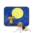thumbnail image 1 of PKQWTM Owl at night owl on branch full moon Pet Dog Cat Bed Pee Pads Mat Cushion Potty Dogs Blankets Crate Bed Kennel 14x18 inch, 1 of 3