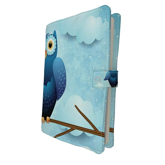 PKQWTM Owl on sky Book Cover Book Protector Book Sleeve Book Pouch Book Bag 6x9 inch