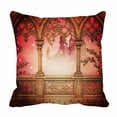 thumbnail image 1 of PKQWTM Palace Balcony Bed Decor Pillow Cases Zippered Cushion Cover Size 16x16 Inches, 1 of 1
