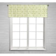 thumbnail image 1 of PKQWTM Palm trees pattern Window Curtain Valance Rod Pocket 54x18 inch, 1 of 1