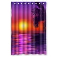 thumbnail image 1 of PKQWTM Paradise Seascape At Sunset WaterProof Polyester Fabric Shower Curtain Size 48x72 Inches, 1 of 1