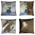 thumbnail image 1 of PKQWTM Paradise Sky Reversible Mermaid Cushion Cover Home Decor Sequin Pillow Case Size 20x20 inches, 1 of 2