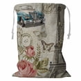 thumbnail image 1 of PKQWTM Paris Storage Basket Laundry Bag with Drawstring Size 18x24 Inch, 1 of 3