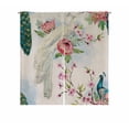 thumbnail image 1 of PKQWTM Peacock Tree Cherry Flowering Trees Protea Flower Door Curtain Window Cover Home Decor Hanging Curtain Size 85x90 CM, 1 of 1