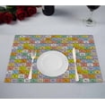 thumbnail image 1 of PKQWTM Periodic Table Kitchen Dining Table Mats Placemats Size 12x18 Inches, Set of 2 Pieces, 1 of 2