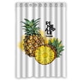 thumbnail image 1 of PKQWTM Pineapples Fruit Color WaterProof Polyester Fabric Shower Curtain Size 48x72 Inches, 1 of 1