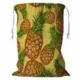 thumbnail image 1 of PKQWTM Pineapples Yellow Storage Basket Laundry Bag with Drawstring Size 24x32 Inch, 1 of 3