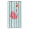 thumbnail image 1 of PKQWTM Pink Flamingo WaterProof Polyester Fabric Shower Curtain Size 36x72 Inches, 1 of 1