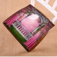 thumbnail image 1 of PKQWTM Pink Garden With Curtains And Roses Chair Pads Chair Mat Seat Cushion Chair Cushion Floor Cushion Size 20x20 inches, 1 of 1