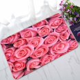 thumbnail image 1 of PKQWTM Pink Roses With Water Drop Home Decor Floor Mat Area Rug Doormat Size 18x30 Inches, 1 of 1