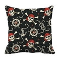 thumbnail image 1 of PKQWTM Pirates Bed Decor Pillow Cases Zippered Cushion Cover Size 20x20 Inches, 1 of 1