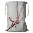 thumbnail image 1 of PKQWTM Plum Blossoms In Early Spring Storage Basket Laundry Bag with Drawstring Size 24x32 Inch, 1 of 3