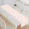 thumbnail image 1 of PKQWTM Polka Dot On Striped Cotton and Linen Table Runner Kitchen Dining Room Supplies Size 14x72 Inch, 1 of 1