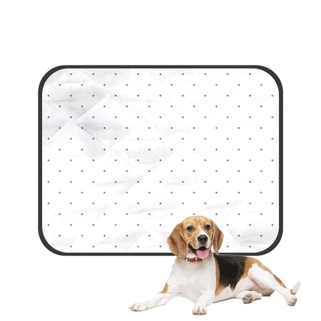 PKQWTM Polka Dot Warm Gray Just Drop To Swatches And Enjoy Pet Dog Cat Bed Pee Pads Mat Cushion Potty Dogs Blankets Crate Bed Kennel 25x30 inch
