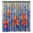 thumbnail image 1 of PKQWTM Poppies And Cornflowers In The Rain Summer Field WaterProof Polyester Fabric Shower Curtain Size 66x72 Inches, 1 of 1
