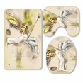 thumbnail image 1 of PKQWTM Posture Golf Swing 3 Piece Bathroom Rugs Set Bath Rug Contour Mat and Toilet Lid Cover, 1 of 2