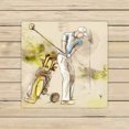 thumbnail image 1 of PKQWTM Posture Golf Swing Microfiber Bath Towels Bathroom Body Shower Towel Size 13x13 Inches, 1 of 1
