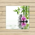 thumbnail image 1 of PKQWTM Purple Orchid Flower Bamboo Microfiber Bath Towels Bathroom Body Shower Towel Size 13x13 Inches, 1 of 1