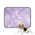 thumbnail image 1 of PKQWTM Purple marbleed texture Pet Dog Cat Bed Pee Pads Mat Cushion Potty Dogs Blankets Crate Bed Kennel 36x48 inch, 1 of 3