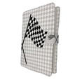 thumbnail image 1 of PKQWTM Racing Flag Book Cover Book Protector Book Sleeve Book Pouch Book Bag 6x9 inch, 1 of 4
