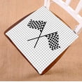 thumbnail image 1 of PKQWTM Racing Flag Chair Pads Chair Mat Seat Cushion Chair Cushion Floor Cushion Size 20x20 inches, 1 of 1