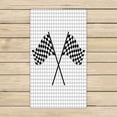 thumbnail image 1 of PKQWTM Racing Flag Microfiber Bath Towels Bathroom Body Shower Towel Size 16x28 Inches, 1 of 1