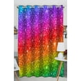 thumbnail image 1 of PKQWTM Rainbow Gradient Raster Version Practical heat insulation Shading Window Curtain Size 52(W)x84(H) inches(One Piece), 1 of 1
