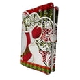 thumbnail image 1 of PKQWTM Red Christmas Santa Claus Winter Snowflakes Book Cover Book Protector Book Sleeve Book Pouch Book Bag 6x9 inch, 1 of 4