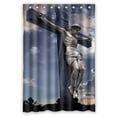 thumbnail image 1 of PKQWTM Representation Of Crucifixion On Top Of Golgotha WaterProof Polyester Fabric Shower Curtain Size 48x72 Inches, 1 of 1