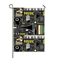 thumbnail image 1 of PKQWTM Retro Music Yard Decor Home Garden Flag Size 28x40 Inches, 1 of 1