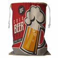 thumbnail image 1 of PKQWTM Retro Poster Vintage Ad Food And Drink Storage Basket Laundry Bag with Drawstring Size 18x24 Inch, 1 of 3