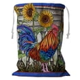 thumbnail image 1 of PKQWTM Rooster In Barnyard Storage Basket Laundry Bag with Drawstring Size 24x32 Inch, 1 of 3