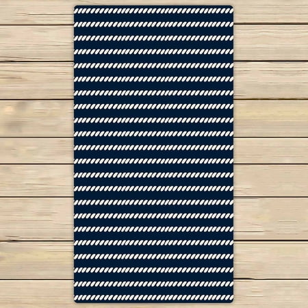 PKQWTM Rope Microfiber Bath Towels Bathroom Body Shower Towel Size 30x56 Inches
