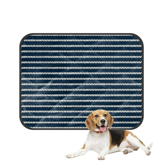PKQWTM Rope Pet Dog Cat Bed Pee Pads Mat Cushion Potty Dogsblankets Crate Bed Kennel 36x48 inch