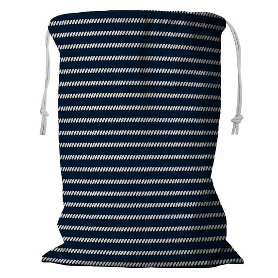 PKQWTM Rope Storage Basket Laundry Bag with Drawstring Size 24x32 Inch