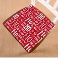 thumbnail image 1 of PKQWTM Santa Claus Laugh For Christmas Design Chair Pads Chair Mat Seat Cushion Chair Cushion Floor Cushion Size 18x18 inches, 1 of 1