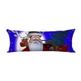 thumbnail image 1 of PKQWTM Santa Claus On A Rooftop Long Body Pillow Case Cover Pillow Cushion Size 20x60 Inches, 1 of 1