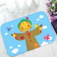 thumbnail image 1 of PKQWTM Scarecrow in the field behind a wooden fence Home Decor Floor Mat Area Rug Doormat Size 15.7x23.6 Inches, 1 of 1