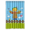 thumbnail image 1 of PKQWTM Scarecrow in the field behind a wooden fence WaterProof Polyester Fabric Shower Curtain Size 48x72 Inches, 1 of 1