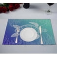 thumbnail image 1 of PKQWTM Sea Turtle In Line Kitchen Dining Table Mats Placemats Size 12x18 Inches, Set of 2 Pieces, 1 of 2