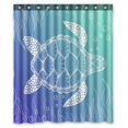 thumbnail image 1 of PKQWTM Sea Turtle In Line WaterProof Polyester Fabric Shower Curtain Size 60x72 Inches, 1 of 1