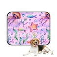 thumbnail image 1 of PKQWTM Seashell Starfish Watercolor Jellyfish Pet Dog Cat Bed Pee Pads Mat Cushion Potty Dogsblankets Crate Bed Kennel 25x30 inch, 1 of 3