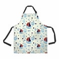 thumbnail image 1 of PKQWTM Set Of Cute Nautical Elements Unisex Adjustable Bib Apron with Pockets for Commercial Restaurant and Home Kitchen Use, 1 of 2
