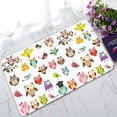 thumbnail image 1 of PKQWTM Set Of Owls Home Decor Floor Mat Area Rug Doormat Size 18x30 Inches, 1 of 1