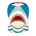 thumbnail image 1 of PKQWTM Shark Jaws Raster Nursing Cover Baby Breastfeeding Infant Feeding Cover Baby Car Seat Cover, 1 of 2