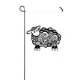 thumbnail image 1 of PKQWTM Sheep On A White Background Yard Decor Home Garden Flag Size 12x18 Inches, 1 of 1