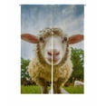 thumbnail image 1 of PKQWTM Sheep looking at the camera Door Curtain Window Cover Home Decor Hanging Curtain Size 85x120 CM, 1 of 1