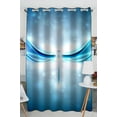 thumbnail image 1 of PKQWTM Shiny Abstract Dragonfly Futuristic Colorful Practical heat insulation Shading Window Curtain Size 52(W) x 84(H) inches (One Piece), 1 of 1