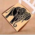 thumbnail image 1 of PKQWTM Silhouette Elephant Chair Pads Chair Mat Seat Cushion Chair Cushion Floor Cushion Size 18x18 inches, 1 of 1