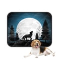 thumbnail image 1 of PKQWTM Silhouette wolf at night Animal wildlife Pet Dog Cat Bed Pee Pads Mat Cushion Potty Dogs Blankets Crate Bed Kennel 28x36 inch, 1 of 3